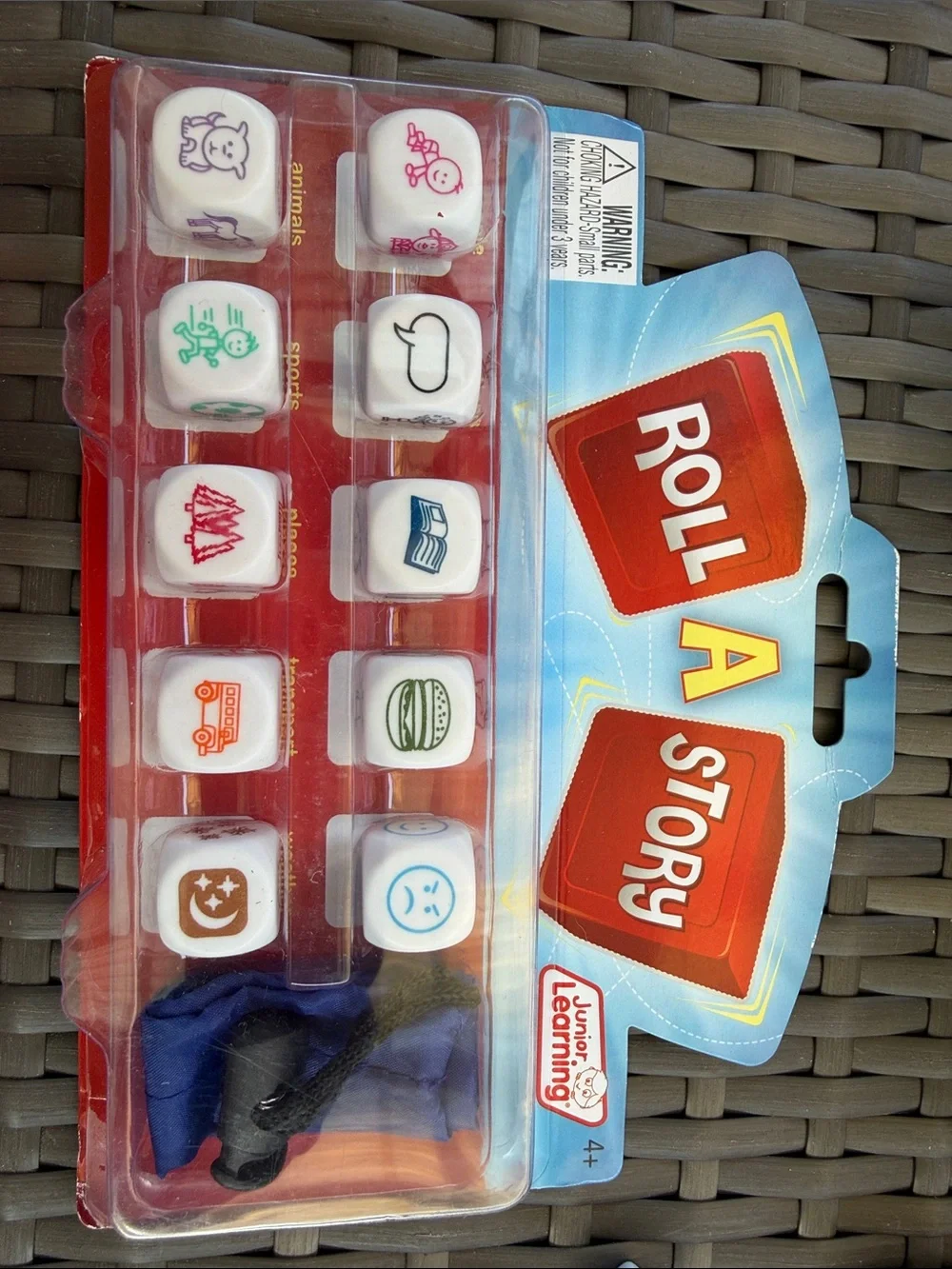 Colorful Foam Dice and Kids Game Set - Yellow, Green, Blue, Red